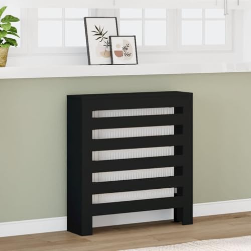 INLIFE Heizkörperverkleidung Schwarz 78x20x82 cm Holzwerkstoff,Heim & Garten,Haushaltsgeräte-Zubehör,Heizkörper-Zubehör,Schwarz,10.3 KG,852682 von INLIFE