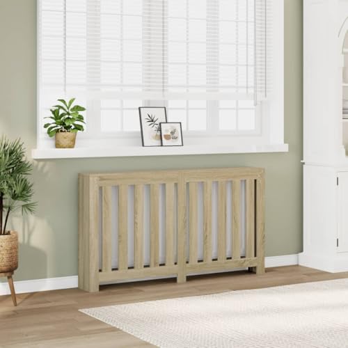 INLIFE Heizkörperverkleidung Sonoma-Eiche 149x20x82 cm Holzwerkstoff,Heim & Garten,Haushaltsgeräte-Zubehör,Heizkörper-Zubehör,Braun,16.2 KG,852746 von INLIFE