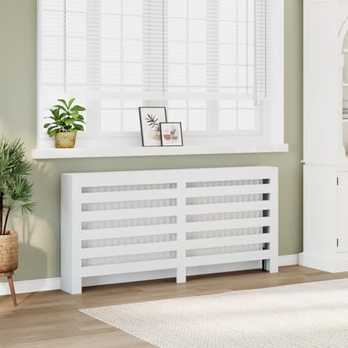 INLIFE Heizkörperverkleidung Weiß 175x20x82 cm Holzwerkstoff,Heim & Garten,Haushaltsgeräte-Zubehör,Heizkörper-Zubehör,Weiß,18 KG,852708 von INLIFE