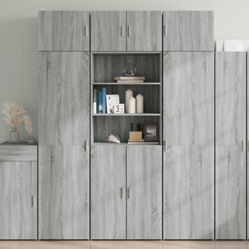 INLIFE Hochschrank Grau Sonoma 70x42,5x225 cm Holzwerkstoff,Möbel,Schränke,Sideboards,Grau,68.3 KG,3281320 INLIFE Hochschrank Grau Sonoma 70x42,5x225 cm Holzwerkstoff,Möbel,Schränke,Sideboards,Grau,68.3 KG,3281320 von INLIFE