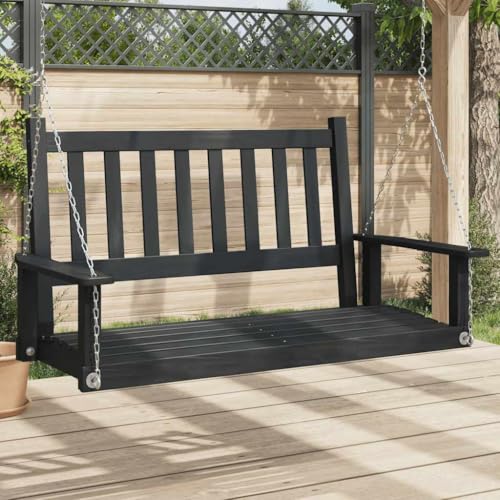 INLIFE Hollywoodschaukel mit Metallketten Schwarz Massivholz Tanne,Heim & Garten,Rasen & Garten,Garten & Balkon,Hollywoodschaukeln,Schwarz,10.74 KG,4008978 INLIFE Hollywoodschaukel mit Metallketten Schwarz Massivholz Tanne,Heim & Garten,Rasen & Garten,Garten & Balkon,Hollywoodschaukeln,Schwarz,10.74 KG,4008978 von INLIFE