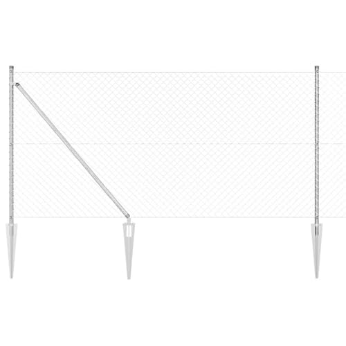 INLIFE Kettengliedzaun mit Pfosten Silber 1 x 10 m Stahl,Heimwerkerbedarf,Hauseinzäunung,Zaunfelder,Silber,29.05 KG,3351205 INLIFE Kettengliedzaun mit Pfosten Silber 1 x 10 m Stahl,Heimwerkerbedarf,Hauseinzäunung,Zaunfelder,Silber,29.05 KG,3351205 von INLIFE