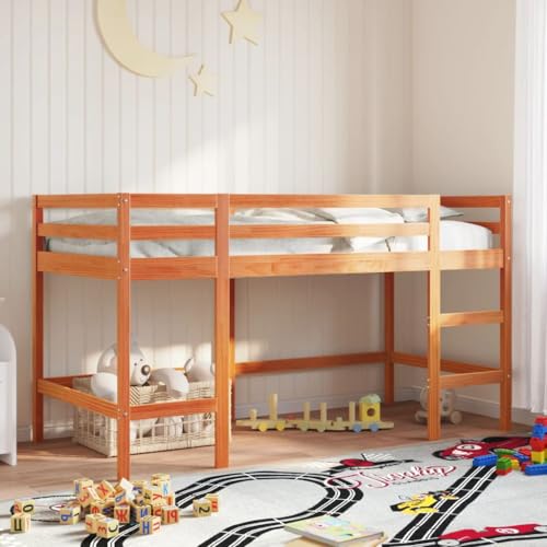 INLIFE Kinderhochbett mit Leiter Wachsbraun 90x200cm Massivholz Kiefer,Möbel,Betten & Zubehör,Betten & Bettgestelle,Braun,25.9 KG,852398 INLIFE Kinderhochbett mit Leiter Wachsbraun 90x200cm Massivholz Kiefer,Möbel,Betten & Zubehör,Betten & Bettgestelle,Braun,25.9 KG,852398 von INLIFE