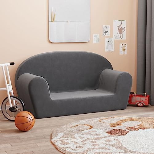 INLIFE Kindersofa 2-Sitzer Anthrazit Weich Plüsch,Möbel,Baby- & Kleinkindmöbel,Anthrazit,2.3 KG,356988 INLIFE Kindersofa 2-Sitzer Anthrazit Weich Plüsch,Möbel,Baby- & Kleinkindmöbel,Anthrazit,2.3 KG,356988 von INLIFE