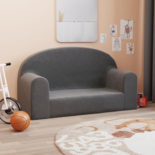 INLIFE Kindersofa 2-Sitzer Anthrazit Weich Plüsch,Möbel,Baby- & Kleinkindmöbel,Anthrazit,2.4 KG,357012 INLIFE Kindersofa 2-Sitzer Anthrazit Weich Plüsch,Möbel,Baby- & Kleinkindmöbel,Anthrazit,2.4 KG,357012 von INLIFE