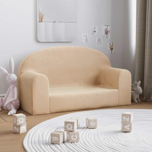 INLIFE Kindersofa 2-Sitzer Creme Weicher Plüsch,Möbel,Baby- & Kleinkindmöbel,Creme,2.4 KG,357013 INLIFE Kindersofa 2-Sitzer Creme Weicher Plüsch,Möbel,Baby- & Kleinkindmöbel,Creme,2.4 KG,357013 von INLIFE
