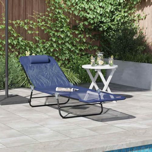 INLIFE Klappbare Sonnenliege Marineblau 182 x 55 x 85,5 cm Textilene,Möbel,Gartenmöbel,Gartensitzmöbel,Sonnenliegen,Marineblau,16.45 KG,42003154 INLIFE Klappbare Sonnenliege Marineblau 182 x 55 x 85,5 cm Textilene,Möbel,Gartenmöbel,Gartensitzmöbel,Sonnenliegen,Marineblau,16.45 KG,42003154 von INLIFE