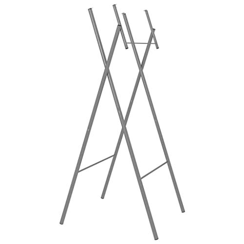 INLIFE Klapptisch-Beine Silbern 45×55×112 cm Verzinkter Stahl von INLIFE