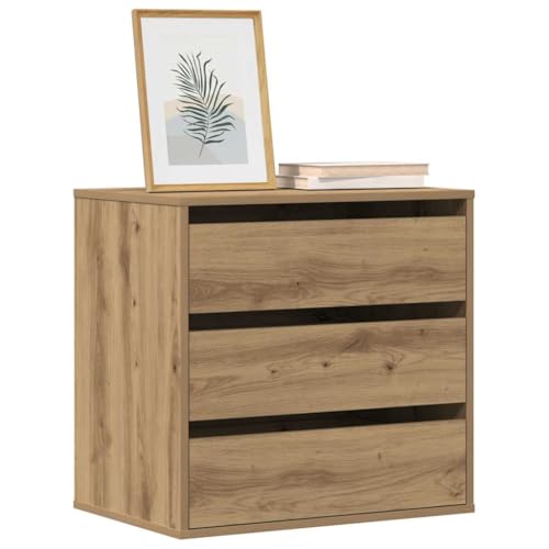INLIFE Kommode Artisan-Eiche 60x41x58 cm Holzwerkstoff,Möbel,Schränke,Kommoden,Braun,21.9 KG,852851 von INLIFE