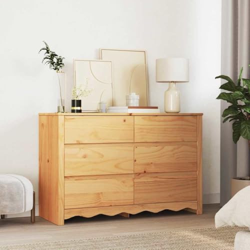 INLIFE Kommode Drammen Braun 111 x 43 x 73,5 cm Massivholz Kiefer,Möbel,Schränke,Kommoden,Beige,28.1 KG,42003050 INLIFE Kommode Drammen Braun 111 x 43 x 73,5 cm Massivholz Kiefer,Möbel,Schränke,Kommoden,Beige,28.1 KG,42003050 von INLIFE