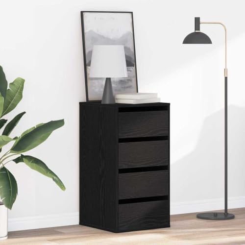 INLIFE Kommode Schwarze Eiche 40 x 41 x 76 cm Holzwerkstoff,Möbel,Schränke,Kommoden,Schwarz,20.8 KG,868912 INLIFE Kommode Schwarze Eiche 40 x 41 x 76 cm Holzwerkstoff,Möbel,Schränke,Kommoden,Schwarz,20.8 KG,868912 von INLIFE