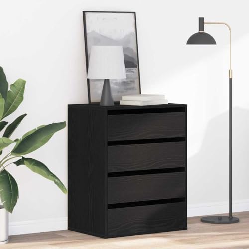 INLIFE Kommode Schwarze Eiche 60 x 41 x 76 cm Holzwerkstoff,Möbel,Schränke,Kommoden,Schwarz,25.9 KG,868922 INLIFE Kommode Schwarze Eiche 60 x 41 x 76 cm Holzwerkstoff,Möbel,Schränke,Kommoden,Schwarz,25.9 KG,868922 von INLIFE