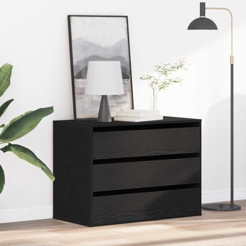 INLIFE Kommode Schwarze Eiche 80 x 41 x 58 cm Holzwerkstoff,Möbel,Schränke,Kommoden,Schwarz,25.35 KG,868902 INLIFE Kommode Schwarze Eiche 80 x 41 x 58 cm Holzwerkstoff,Möbel,Schränke,Kommoden,Schwarz,25.35 KG,868902 von INLIFE