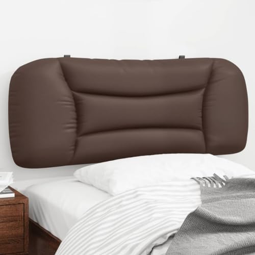 INLIFE Kopfteil-Kissen Hvar Braun 100 cm Kunstleder,Möbel,Betten & Zubehör,Kopf- & Fußenden,Braun,3.1 KG,374558 von INLIFE