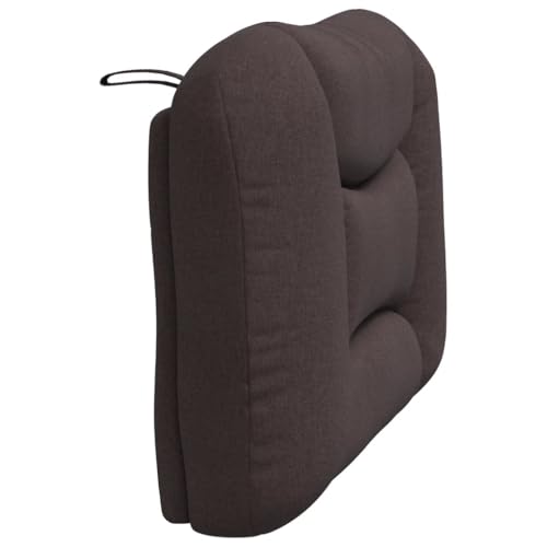 INLIFE Kopfteil-Kissen Hvar Dunkelbraun 80 cm Stoff,Möbel,Betten & Zubehör,Kopf- & Fußenden,Braun,2.7 KG,374528 von INLIFE