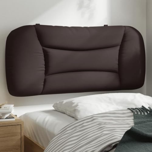 INLIFE Kopfteil-Kissen Hvar Dunkelbraun 90 cm Stoff,Möbel,Betten & Zubehör,Kopf- & Fußenden,Braun,3.1 KG,374540 von INLIFE
