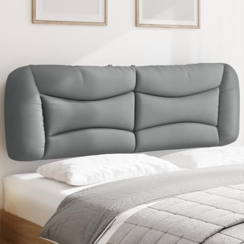 INLIFE Kopfteil-Kissen Hvar Hellgrau 152 cm Stoff,Möbel,Betten & Zubehör,Kopf- & Fußenden,Grau,4.1 KG,374628 von INLIFE