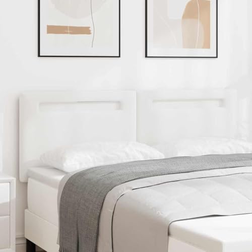 INLIFE Kopfteil Wandmontiert mit Kopfteil Weiß 160 cm PVC,Möbel,Betten & Zubehör,Kopf- & Fußenden,Weiß,11 KG,42007306 von INLIFE