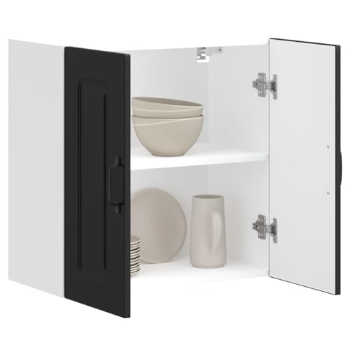 INLIFE Küchen-Hängeschrank Kalmar Schwarz Holzwerkstoff,Möbel,Schränke,Küchenschränke,Schwarz,15.8 KG,853578 INLIFE Küchen-Hängeschrank Kalmar Schwarz Holzwerkstoff,Möbel,Schränke,Küchenschränke,Schwarz,15.8 KG,853578 von INLIFE