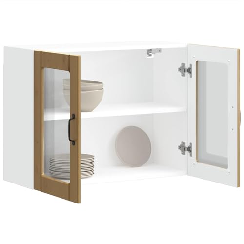 INLIFE Küchen-Hängeschrank mit Glastür Artisan-Eiche Holzwerkstoff,Möbel,Schränke,Küchenschränke,Braun,19.45 KG,853856 INLIFE Küchen-Hängeschrank mit Glastür Artisan-Eiche Holzwerkstoff,Möbel,Schränke,Küchenschränke,Braun,19.45 KG,853856 von INLIFE