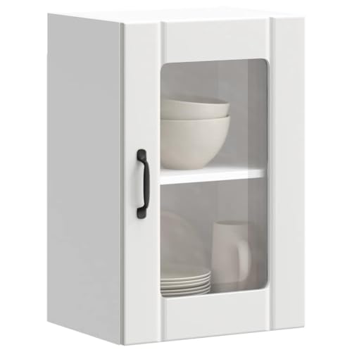 INLIFE Küchen-Hängeschrank mit Glastür Lucca Weiß,Möbel,Schränke,Küchenschränke,Weiß,12.1 KG,853767 INLIFE Küchen-Hängeschrank mit Glastür Lucca Weiß,Möbel,Schränke,Küchenschränke,Weiß,12.1 KG,853767 von INLIFE