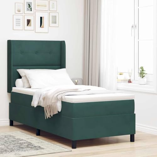 INLIFE LED Boxspringbett mit Matratze Dunkelgrün 90 x 200 cm Samt,Möbel,Betten & Zubehör,Betten & Bettgestelle,Grün,56.49 KG,3343853 INLIFE LED Boxspringbett mit Matratze Dunkelgrün 90 x 200 cm Samt,Möbel,Betten & Zubehör,Betten & Bettgestelle,Grün,56.49 KG,3343853 von INLIFE