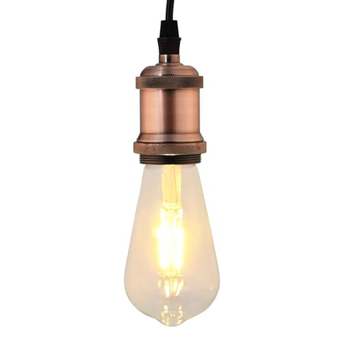 INLIFE Lampenfassungen 2 STK. Rot-Bronze E27,Heim & Garten,Beleuchtungszubehör,Rotbronze,0.18 KG,4106524 von INLIFE