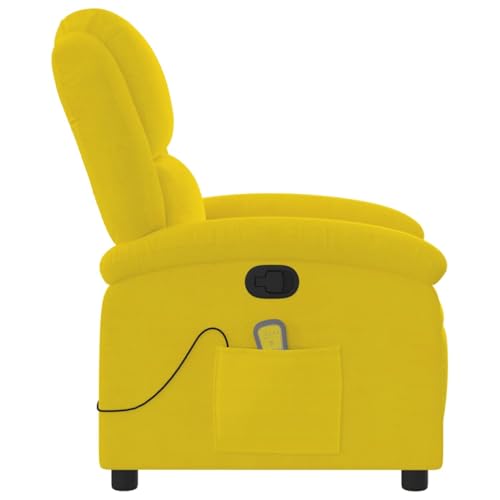 INLIFE Massagesessel Gelb Samt,Möbel,Stühle,Sessel,Gelb,19.3 KG,371815 INLIFE Massagesessel Gelb Samt,Möbel,Stühle,Sessel,Gelb,19.3 KG,371815 von INLIFE