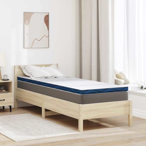 INLIFE Matratzenpads Weiß und Blau 80 x 200 cm,Heim & Garten,Haushaltswäsche,Bettwäsche,Matratzenschoner,Matratzenauflagen,Weiß,5.8 KG,4106254 von INLIFE
