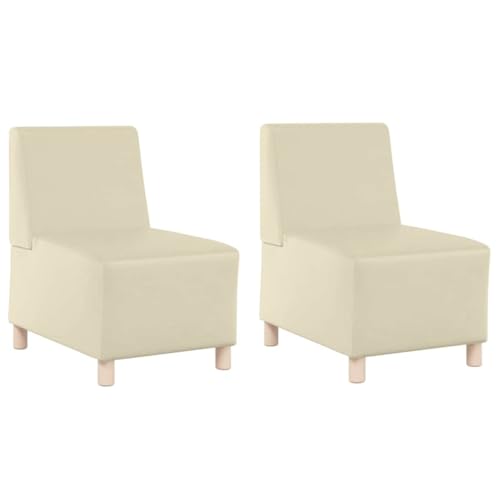 INLIFE Modulares Armfreies Sofa 2 pcs Creme 55 x 74 x 82 cm Kunstleder,Möbel,Sofas,Creme,31 KG,3399768 INLIFE Modulares Armfreies Sofa 2 pcs Creme 55 x 74 x 82 cm Kunstleder,Möbel,Sofas,Creme,31 KG,3399768 von INLIFE