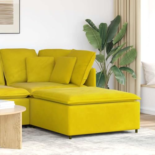 INLIFE Modulares Sofa Fußhocker-Modul Gelb 100x100x48 cm,Möbel,Sofa-Zubehör,Anbausofas,Gelb,16.9 KG,4104495 INLIFE Modulares Sofa Fußhocker-Modul Gelb 100x100x48 cm,Möbel,Sofa-Zubehör,Anbausofas,Gelb,16.9 KG,4104495 von INLIFE