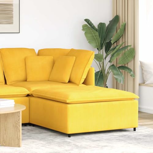 INLIFE Modulares Sofa Fußhocker-Modul Hellgelb 100x100x48 cm,Möbel,Sofa-Zubehör,Anbausofas,Gelb,16.9 KG,4104503 INLIFE Modulares Sofa Fußhocker-Modul Hellgelb 100x100x48 cm,Möbel,Sofa-Zubehör,Anbausofas,Gelb,16.9 KG,4104503 von INLIFE