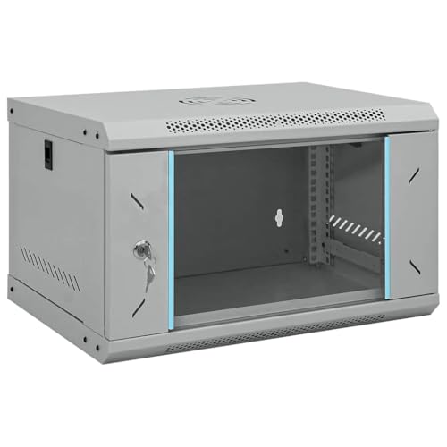 INLIFE Netzwerkschrank mit Speicher Grau 53 x 45 x 30 cm Stahl,Andere,Elektronik,Elektronisches Zubehör,Computerkomponenten,Speichergeräte,Netzwerkspeichersysteme,Grau,7.8 KG,42017649 von INLIFE