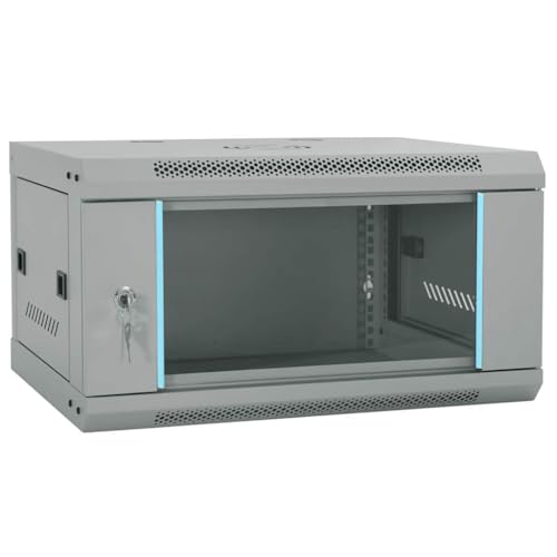 INLIFE Netzwerkschrank mit Speicher Grau 60 x 45 x 35 cm Stahl,Andere,Elektronik,Elektronisches Zubehör,Computerkomponenten,Speichergeräte,Netzwerkspeichersysteme,Grau,8.9 KG,42017634 von INLIFE