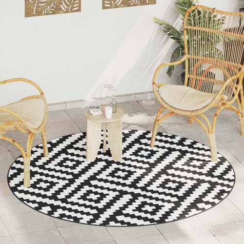 INLIFE Outdoor-Teppich ARAKIL Weiß und Schwarz Ø200 cm PP,Heim & Garten,Rasen & Garten,Garten & Balkon,Gartenteppiche & Picknickdecken,Schwarz,1.59 KG,368580 INLIFE Outdoor-Teppich ARAKIL Weiß und Schwarz Ø200 cm PP,Heim & Garten,Rasen & Garten,Garten & Balkon,Gartenteppiche & Picknickdecken,Schwarz,1.59 KG,368580 von INLIFE