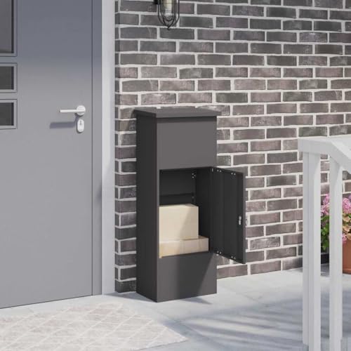 INLIFE Paketdrop-Box Schwarz 44,5 x 29 x 110,5 cm Stahl,Heim & Garten,Dekoration,Briefkästen,Schwarz,14.9 KG,874926 INLIFE Paketdrop-Box Schwarz 44,5 x 29 x 110,5 cm Stahl,Heim & Garten,Dekoration,Briefkästen,Schwarz,14.9 KG,874926 von INLIFE