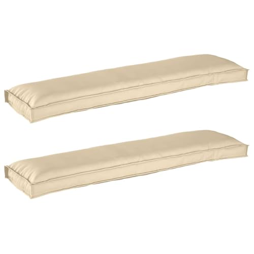 INLIFE Pallet Kissen Set 2 pcs Beige 150 x 40 x 8 cm Ox Stoff,Heim & Garten,Dekoration,Sitzpolster,Beige,4.4 KG,42001711 INLIFE Pallet Kissen Set 2 pcs Beige 150 x 40 x 8 cm Ox Stoff,Heim & Garten,Dekoration,Sitzpolster,Beige,4.4 KG,42001711 von INLIFE