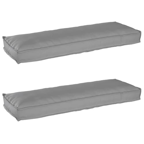 INLIFE Pallet Kissen Set 2 pcs Grau 120 x 40 x 8 cm Ox Stoff,Heim & Garten,Dekoration,Sitzpolster,Grau,4.2 KG,42001699 INLIFE Pallet Kissen Set 2 pcs Grau 120 x 40 x 8 cm Ox Stoff,Heim & Garten,Dekoration,Sitzpolster,Grau,4.2 KG,42001699 von INLIFE