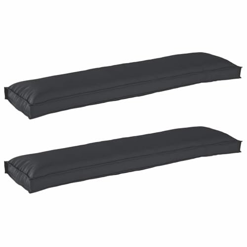 INLIFE Pallet Kissen Set 2 pcs Schwarz 150 x 40 x 8 cm Stoff,Heim & Garten,Dekoration,Sitzpolster,Schwarz,4.4 KG,42001712 INLIFE Pallet Kissen Set 2 pcs Schwarz 150 x 40 x 8 cm Stoff,Heim & Garten,Dekoration,Sitzpolster,Schwarz,4.4 KG,42001712 von INLIFE