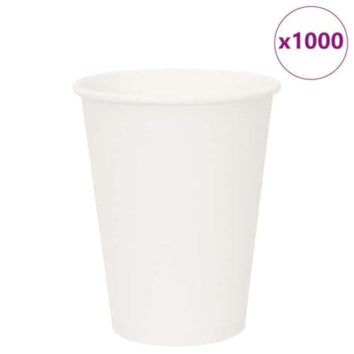 INLIFE Pappbecher 1000 STK. 12oz 300ml Weiß,Wirtschaft & Industrie,Gastronomie,Einweggeschirr,Einwegbecher,Weiß,10.15 KG,4102792 von INLIFE
