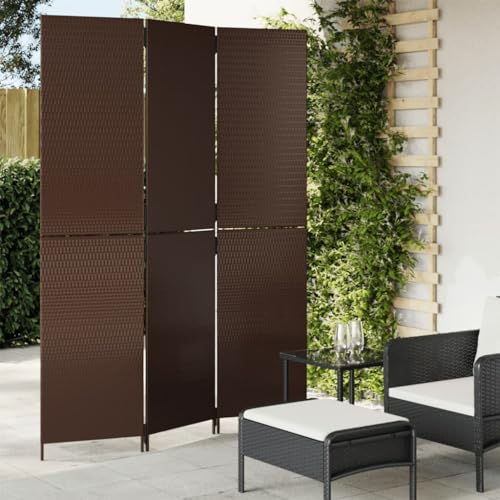 INLIFE Paravent 3-TLG. Braun Poly Rattan,Möbel,Raumteiler,Braun,11.4 KG,365357 INLIFE Paravent 3-TLG. Braun Poly Rattan,Möbel,Raumteiler,Braun,11.4 KG,365357 von INLIFE