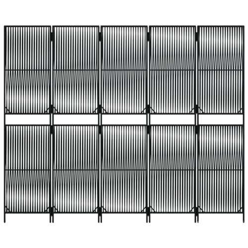 INLIFE Paravent 5-TLG. Schwarz Poly Rattan,Möbel,Raumteiler,Schwarz,12.8 KG,365396 INLIFE Paravent 5-TLG. Schwarz Poly Rattan,Möbel,Raumteiler,Schwarz,12.8 KG,365396 von INLIFE