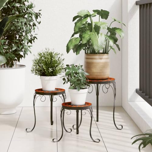 INLIFE Pflanzenständer 3 STK. Terrakottarot und Weiß Keramik,Heim & Garten,Rasen & Garten,Gartenpflege,Pflanzenständer,Orange,7.7 KG,4003396 INLIFE Pflanzenständer 3 STK. Terrakottarot und Weiß Keramik,Heim & Garten,Rasen & Garten,Gartenpflege,Pflanzenständer,Orange,7.7 KG,4003396 von INLIFE