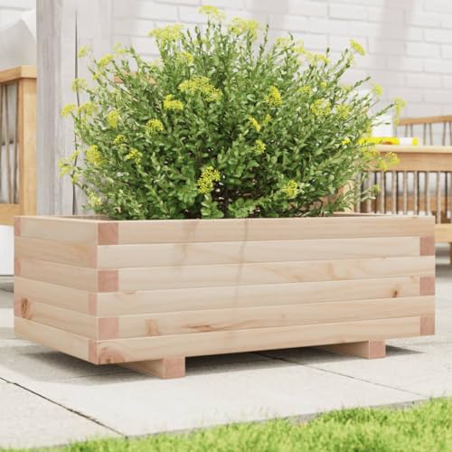 INLIFE Pflanzkübel 70x40x26,5 cm Massivholz Kiefer,Heim & Garten,Rasen & Garten,Gartenpflege,Blumentöpfe & Pflanzgefäße,Braun,12.8 KG,847328 von INLIFE