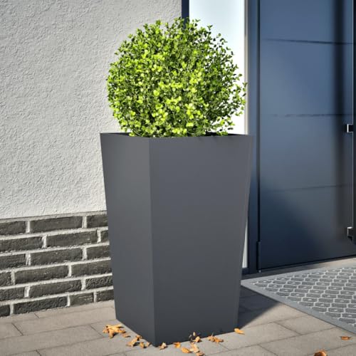 INLIFE Pflanzkübel Anthrazit 45x45x75 cm Stahl,Heim & Garten,Rasen & Garten,Gartenpflege,Blumentöpfe & Pflanzgefäße,Anthrazit,8.99 KG,851098 INLIFE Pflanzkübel Anthrazit 45x45x75 cm Stahl,Heim & Garten,Rasen & Garten,Gartenpflege,Blumentöpfe & Pflanzgefäße,Anthrazit,8.99 KG,851098 von INLIFE