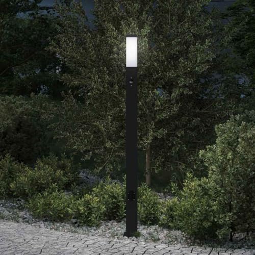 INLIFE Pollerleuchte mit Sensor und Steckdose 110 cm Schwarz IP44,Heim & Garten,Beleuchtung,Lampen,Schwarz,2.05 KG,4006093 INLIFE Pollerleuchte mit Sensor und Steckdose 110 cm Schwarz IP44,Heim & Garten,Beleuchtung,Lampen,Schwarz,2.05 KG,4006093 von INLIFE