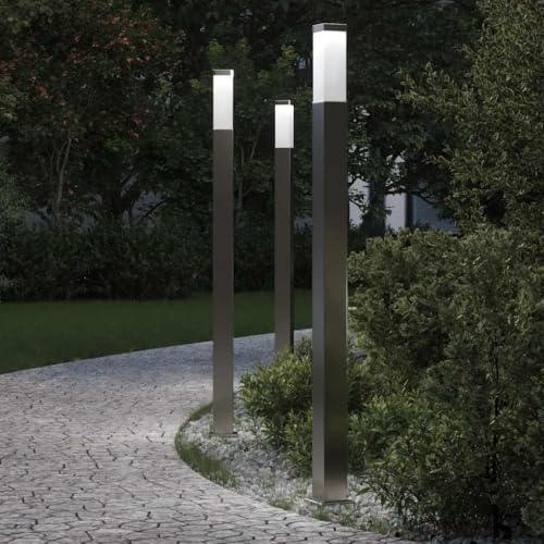 INLIFE Pollerleuchten 3 STK. 110 cm Edelstahl IP44,Heim & Garten,Beleuchtung,Lampen,Silber,5.25 KG,4006052 INLIFE Pollerleuchten 3 STK. 110 cm Edelstahl IP44,Heim & Garten,Beleuchtung,Lampen,Silber,5.25 KG,4006052 von INLIFE