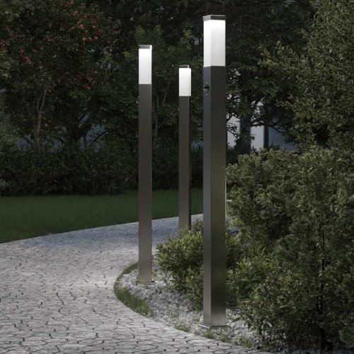 INLIFE Pollerleuchten mit Sensor 3 STK. 110 cm Edelstahl IP44,Heim & Garten,Beleuchtung,Lampen,Silber,5.35 KG,4006058 INLIFE Pollerleuchten mit Sensor 3 STK. 110 cm Edelstahl IP44,Heim & Garten,Beleuchtung,Lampen,Silber,5.35 KG,4006058 von INLIFE