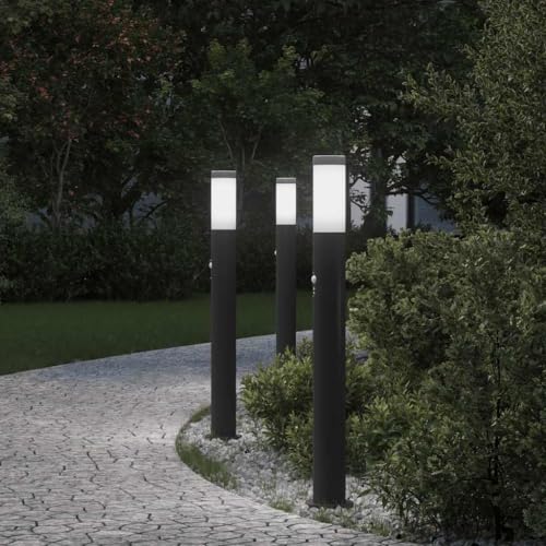 INLIFE Pollerleuchten mit Sensor 3er 80 cm Edelstahl IP44,Heim & Garten,Beleuchtung,Lampen,Schwarz,3.85 KG,4006032 INLIFE Pollerleuchten mit Sensor 3er 80 cm Edelstahl IP44,Heim & Garten,Beleuchtung,Lampen,Schwarz,3.85 KG,4006032 von INLIFE