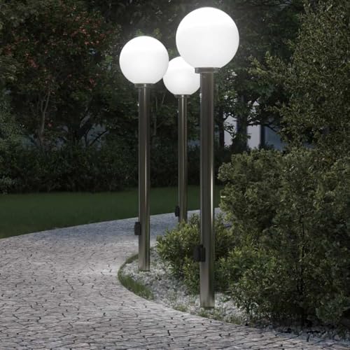 INLIFE Pollerleuchten mit Sensor&Steckdose 3 STK. 120 cm Edelstahl IP44,Heim & Garten,Beleuchtung,Lampen,Silber,6.5 KG,4006110 INLIFE Pollerleuchten mit Sensor&Steckdose 3 STK. 120 cm Edelstahl IP44,Heim & Garten,Beleuchtung,Lampen,Silber,6.5 KG,4006110 von INLIFE